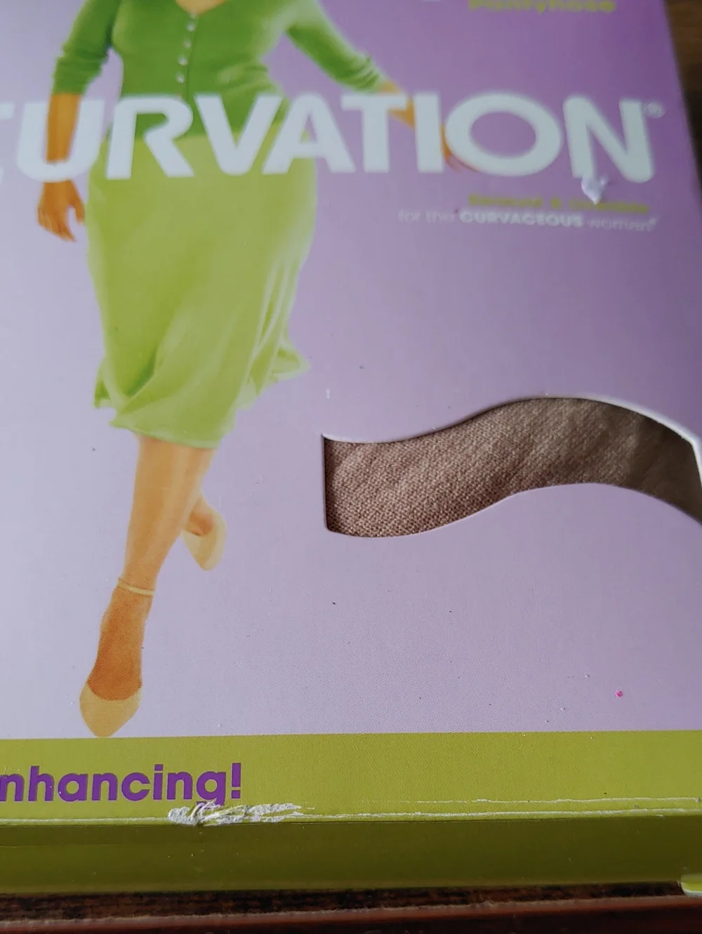 NWT Curvation Sz 2 Nude Color Figure Enhancing Pantthose
